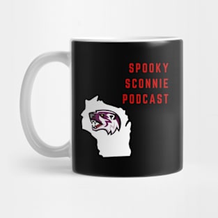 Spooky Sconnie Podcast logo Mug